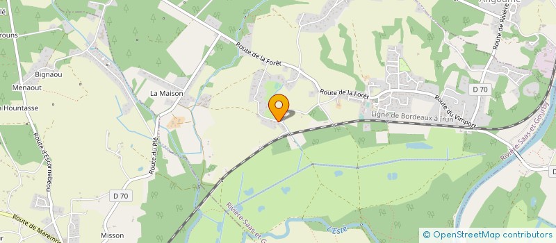 localisation de l'entreprise MONSIEUR STEPHANE CASSOU  RIVIERE-SAAS-ET-GOURBY