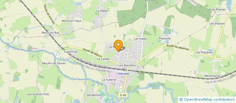 localisation de l'entreprise MONSIEUR STEPHANE CASTE  VONNAS