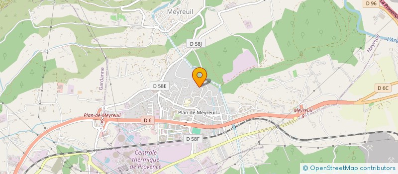 localisation de l'entreprise MONSIEUR STEPHANE CASTELLA  MEYREUIL