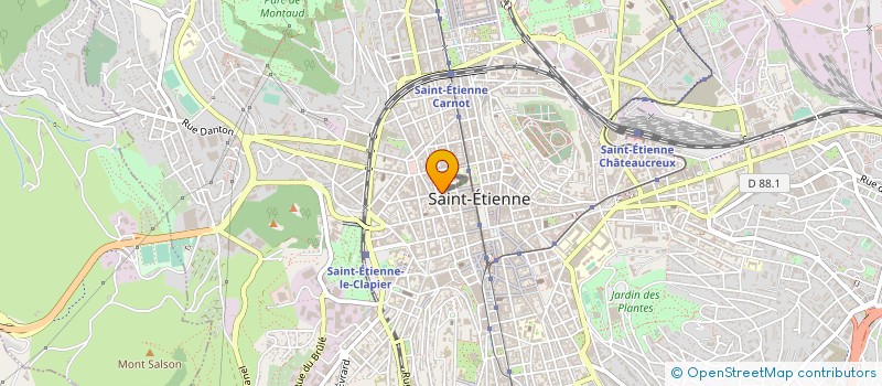 localisation de l'entreprise MONSIEUR STEPHANE CATANZARO  SAINT-ETIENNE