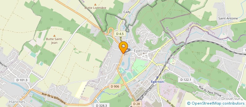 localisation de l'entreprise MONSIEUR STEPHANE CATHERINE à EPERNON