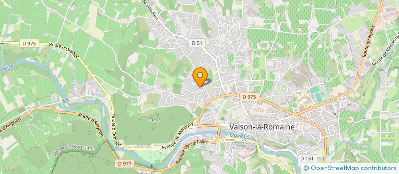 localisation de l'entreprise MONSIEUR STEPHANE CAUDROY  VAISON-LA-ROMAINE