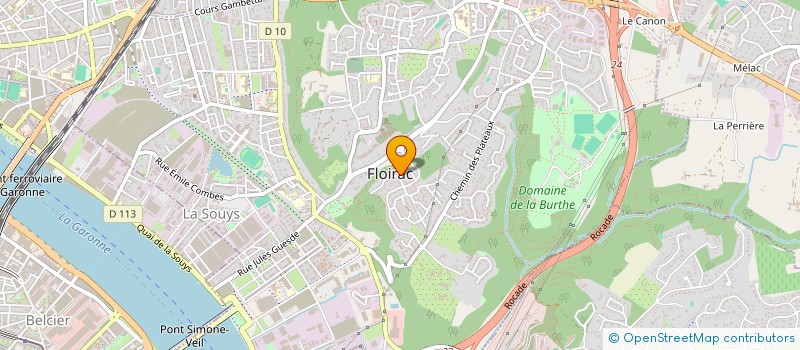 localisation de l'entreprise MONSIEUR STEPHANE CAUMEIL  FLOIRAC