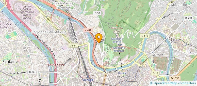 localisation de l'entreprise MONSIEUR STEPHANE CAYON-GLAYERE à GRENOBLE