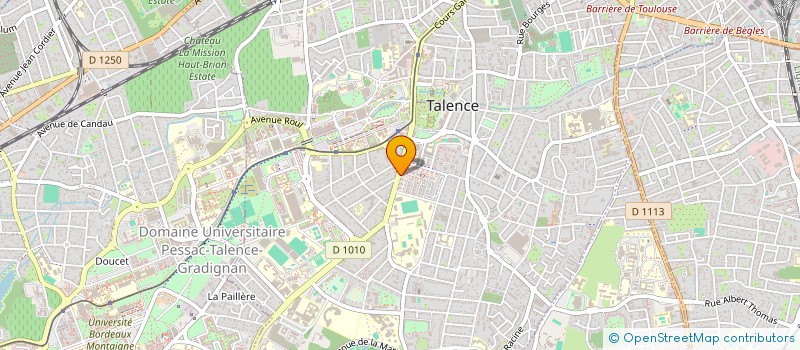 localisation de l'entreprise MONSIEUR STEPHANE CAZAUBON à TALENCE