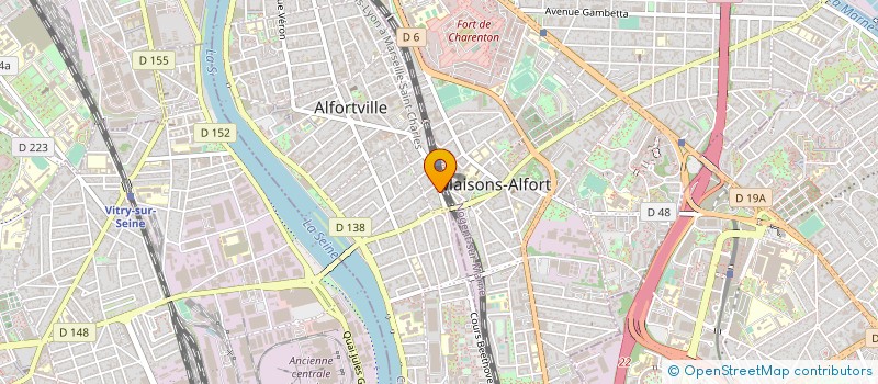 localisation de l'entreprise MONSIEUR STEPHANE CAZES à ALFORTVILLE