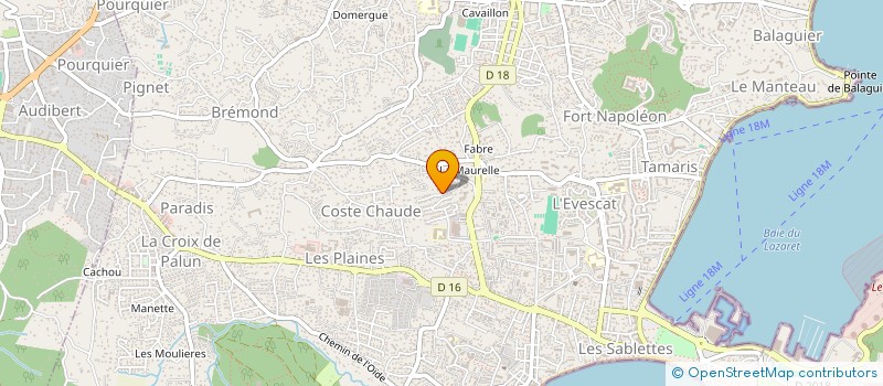 localisation de l'entreprise MONSIEUR STEPHANE CEFALIA  LA SEYNE SUR MER