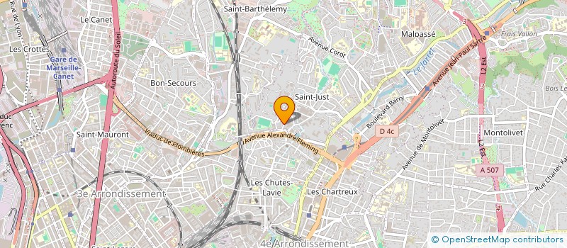 localisation de l'entreprise MONSIEUR STEPHANE CERMOLACCE à MARSEILLE