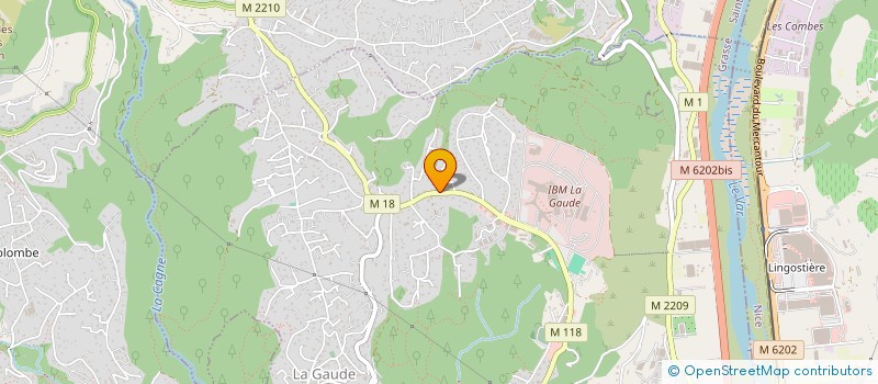 localisation de l'entreprise MONSIEUR STEPHANE CESA  LA GAUDE