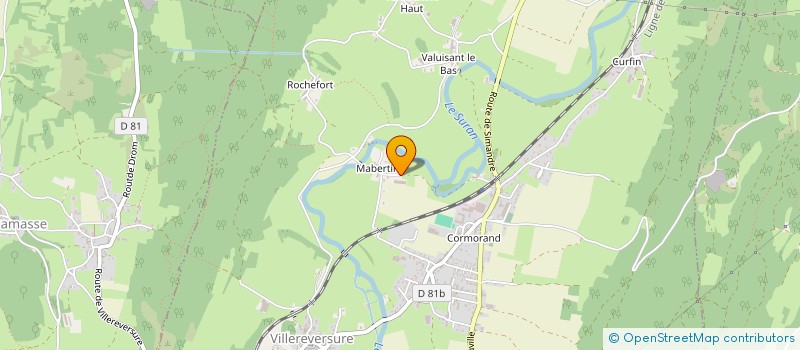 localisation de l'entreprise MONSIEUR STEPHANE CHABERT  VILLEREVERSURE