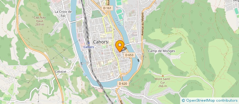 localisation de l'entreprise MONSIEUR STEPHANE CHABRIER  CAHORS