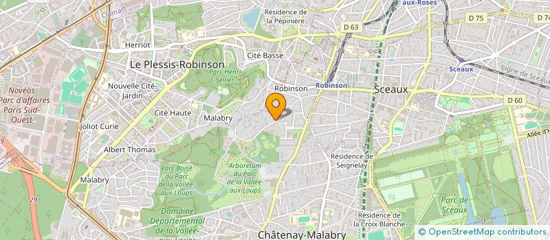 localisation de l'entreprise MONSIEUR STEPHANE CHAILLIE  CHATENAY-MALABRY