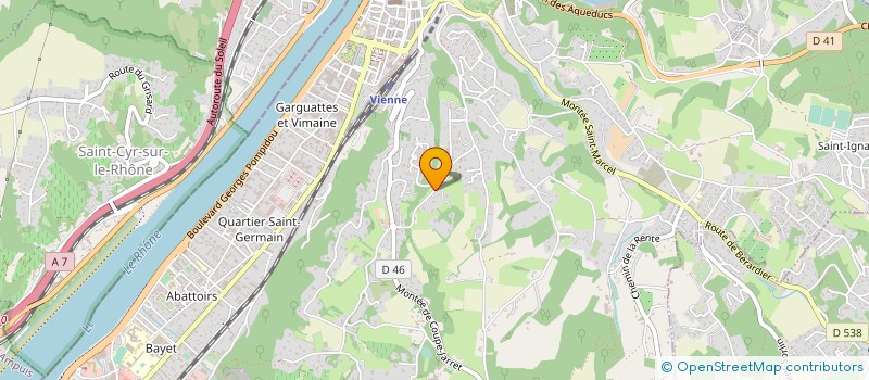 localisation de l'entreprise MONSIEUR STEPHANE CHALAYE  VIENNE