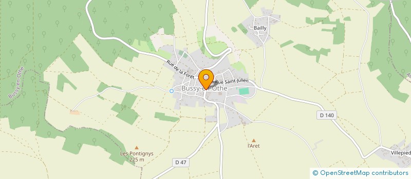 localisation de l'entreprise MONSIEUR STEPHANE CHALMEAU  BUSSY-EN-OTHE