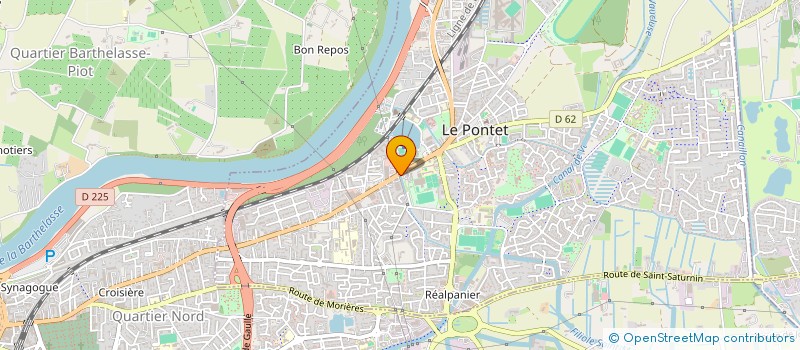 localisation de l'entreprise MONSIEUR STEPHANE CHAMBEL  LE PONTET