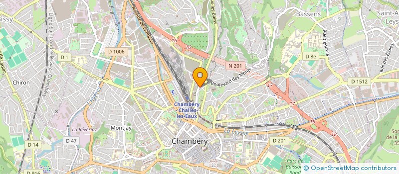 localisation de l'entreprise MONSIEUR STEPHANE CHAMPROND  CHAMBERY