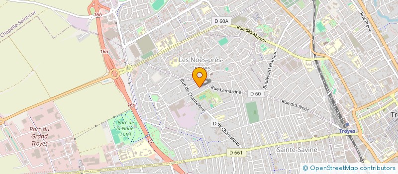 localisation de l'entreprise MONSIEUR STEPHANE CHAN  SAINTE-SAVINE