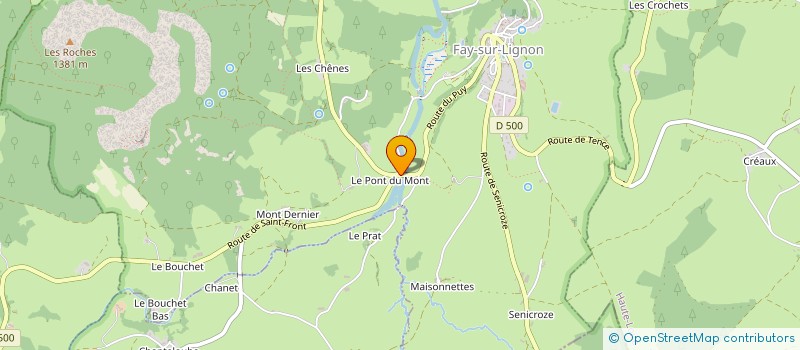 localisation de l'entreprise MONSIEUR STEPHANE CHANAL à LES VASTRES
