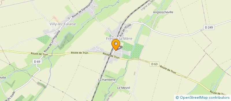 localisation de l'entreprise MONSIEUR STEPHANE CHANCEREL  FRESNE-LA-MERE