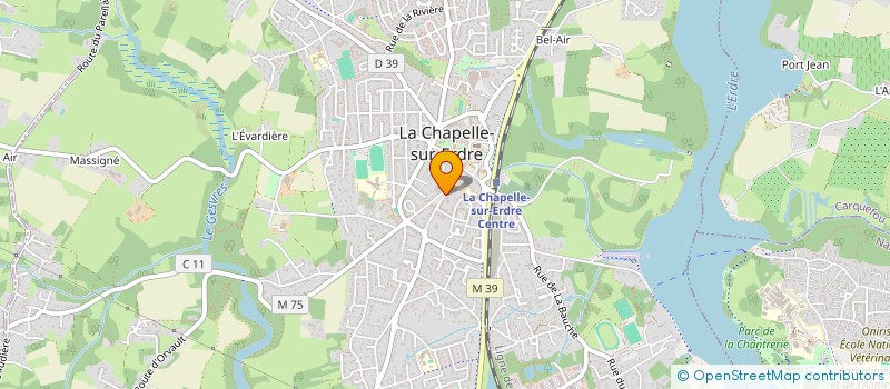 localisation de l'entreprise MONSIEUR STEPHANE CHAPIN à LA CHAPELLE-SUR-ERDRE