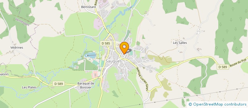 localisation de l'entreprise MONSIEUR STEPHANE CHARDON  CHANALEILLES