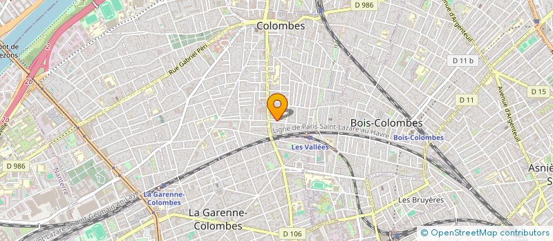 localisation de l'entreprise MONSIEUR STEPHANE CHARIGNON à COLOMBES