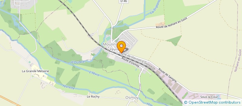 localisation de l'entreprise MONSIEUR STEPHANE CHARLES  MOULINS-SUR-YEVRE