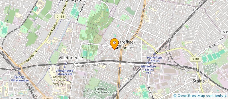 localisation de l'entreprise MONSIEUR STEPHANE CHARLES  PIERREFITTE-SUR-SEINE