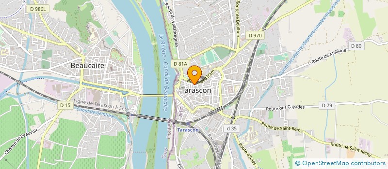 localisation de l'entreprise MONSIEUR STEPHANE CHARMASSON  TARASCON