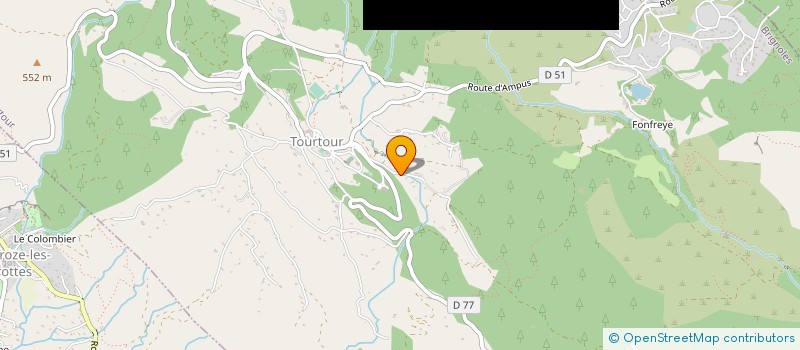 localisation de l'entreprise MONSIEUR STEPHANE CHARRIER  TOURTOUR