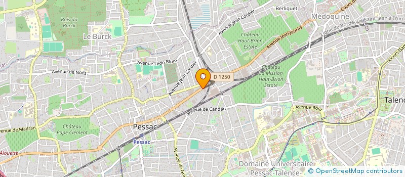 localisation de l'entreprise MONSIEUR STEPHANE CHARRON  PESSAC