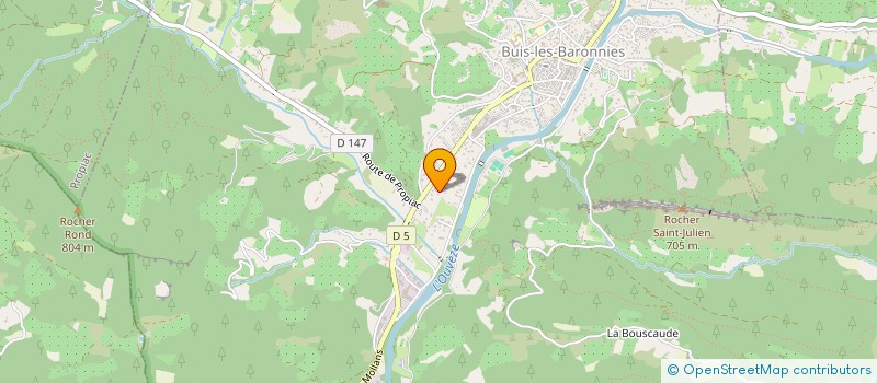 localisation de l'entreprise MONSIEUR STEPHANE CHATEL  BUIS-LES-BARONNIES