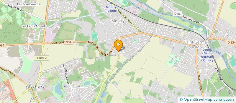 localisation de l'entreprise MONSIEUR STEPHANE CHATELET  MONTRY