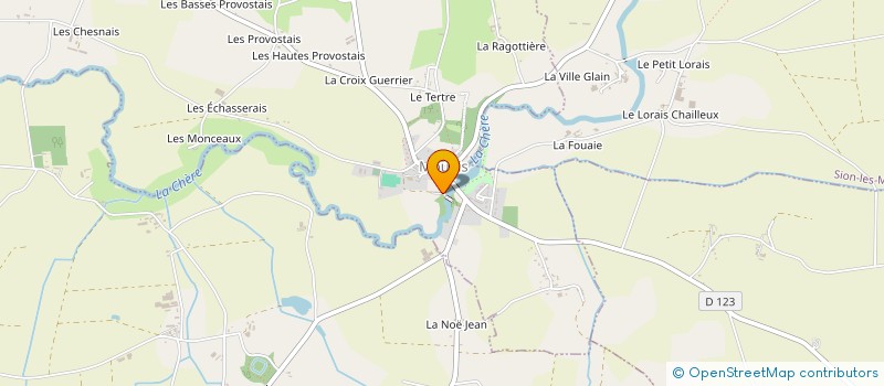 localisation de l'entreprise MONSIEUR STEPHANE CHAULET  ABJAT-SUR-BANDIAT