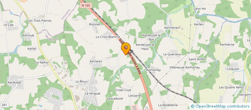 localisation de l'entreprise MONSIEUR STEPHANE CHAUMEREUIL à GUIDEL