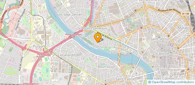 localisation de l'entreprise MONSIEUR STEPHANE CHAUNARD à TOULOUSE
