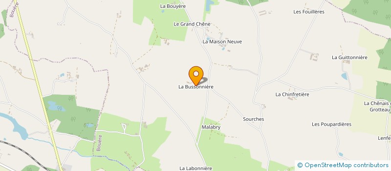 localisation de l'entreprise MONSIEUR STEPHANE CHAUVEAU  BOUERE