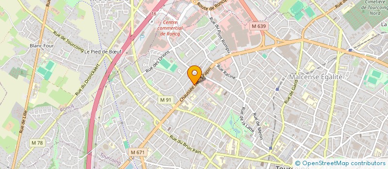 localisation de l'entreprise MONSIEUR STEPHANE CHAUVIN  TOURCOING