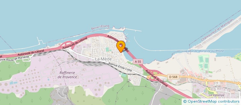 localisation de l'entreprise MONSIEUR STEPHANE CHAUVIN PUJUGUET  CHATEAUNEUF-LES-MARTIGUES