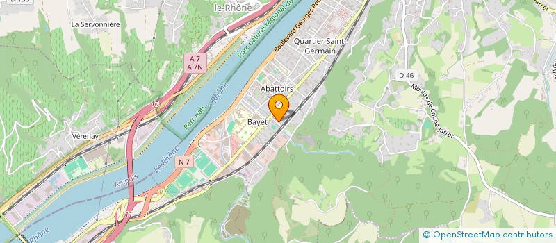 localisation de l'entreprise MONSIEUR STEPHANE CHAVANNE  VIENNE