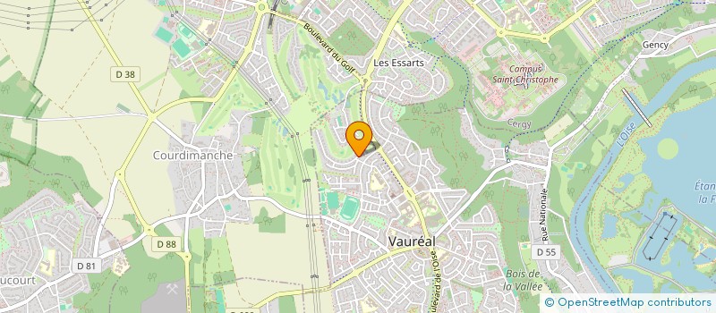 localisation de l'entreprise MONSIEUR STEPHANE CHAZE  VAUREAL