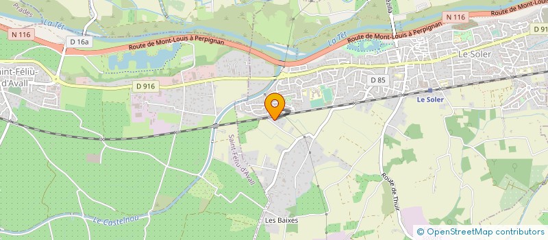 localisation de l'entreprise MONSIEUR STEPHANE CHECA  LE SOLER