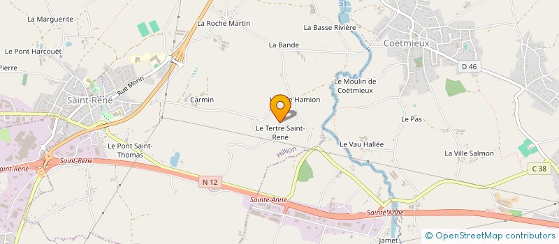 localisation de l'entreprise MONSIEUR STEPHANE CHERDONNET  HILLION