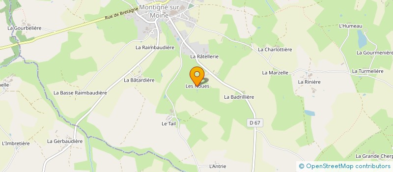 localisation de l'entreprise MONSIEUR STEPHANE CHESNEAU à SEVREMOINE