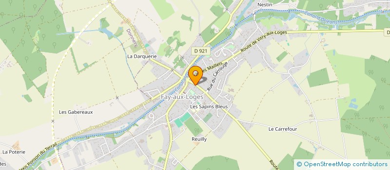 localisation de l'entreprise MONSIEUR STEPHANE CHESNEAU à FAY-AUX-LOGES