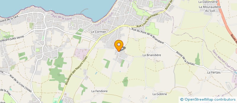localisation de l'entreprise MONSIEUR STEPHANE CHESNEAU à LA PLAINE-SUR-MER