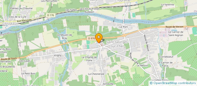 localisation de l'entreprise MONSIEUR STEPHANE CHESNET  SAINT-GEORGES-SUR-CHER