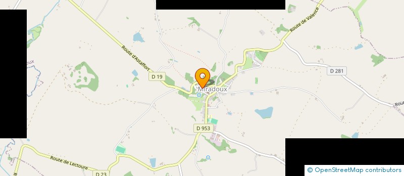 localisation de l'entreprise MONSIEUR STEPHANE CHEVILLION  MIRADOUX