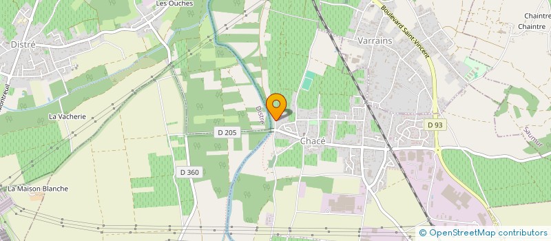 localisation de l'entreprise MONSIEUR STEPHANE CHEVILLON  SOUZAY-CHAMPIGNY