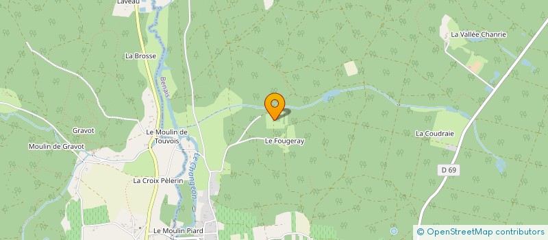 localisation de l'entreprise MONSIEUR STEPHANE CHEVIN  BENAIS